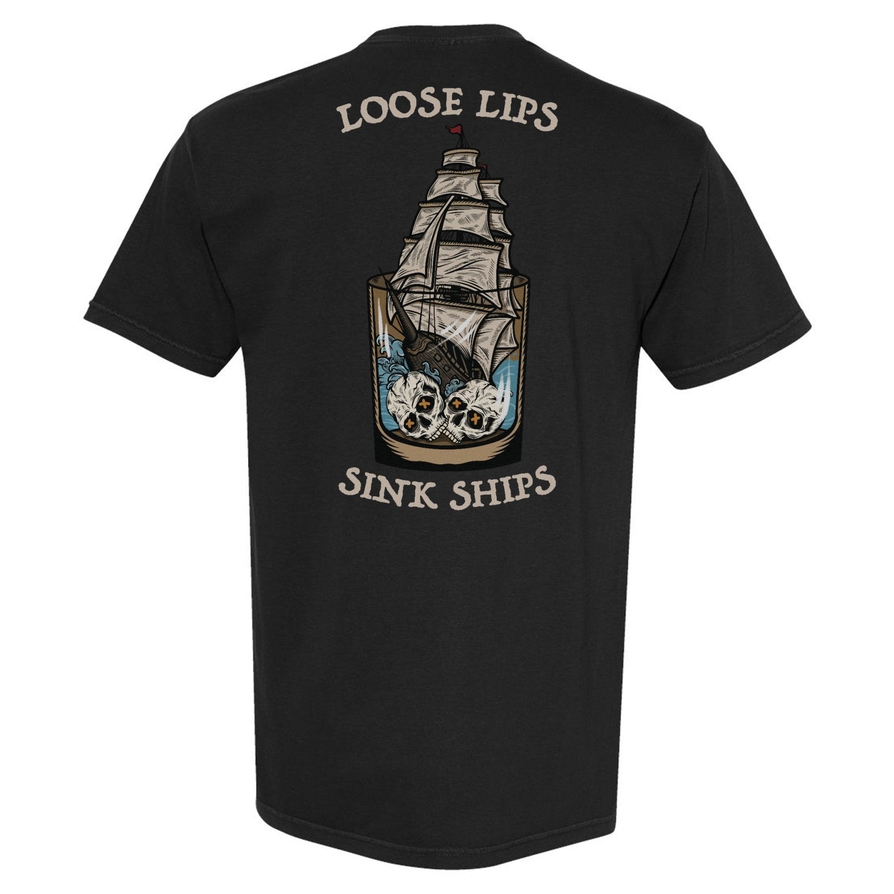 Loose Lips Sink Ships Heavyweight Shirt - Small - Shirt