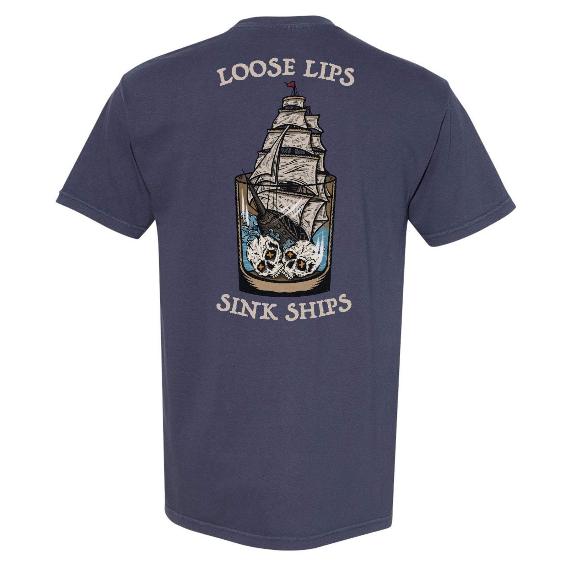 Loose Lips Sink Ships Heavyweight Shirt - Small - Shirt