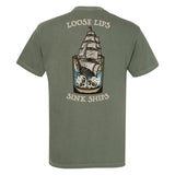 Loose Lips Sink Ships Heavyweight Shirt - Small - Shirt