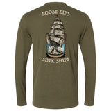 Loose Lips Sink Ships Long Sleeve - Small - Long Sleeve