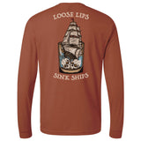 Loose Lips Sink Ships Long Sleeve - Small - Long Sleeve