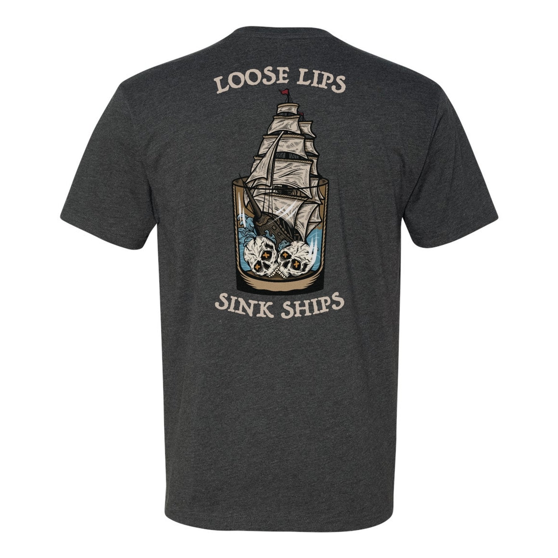 Loose Lips Sink Ships Tee - Small - Shirt