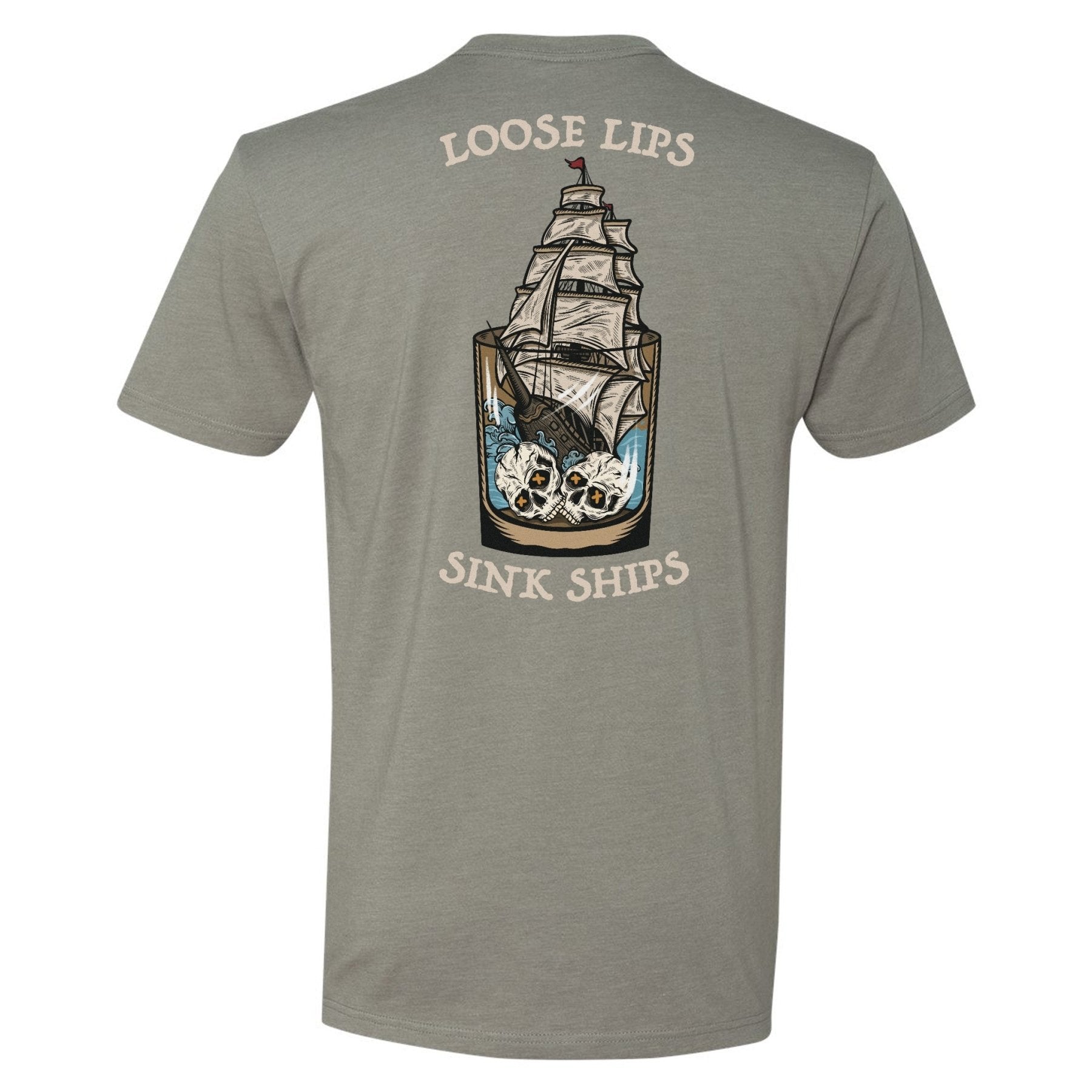 Loose Lips Sink Ships Tee - Small - Shirt