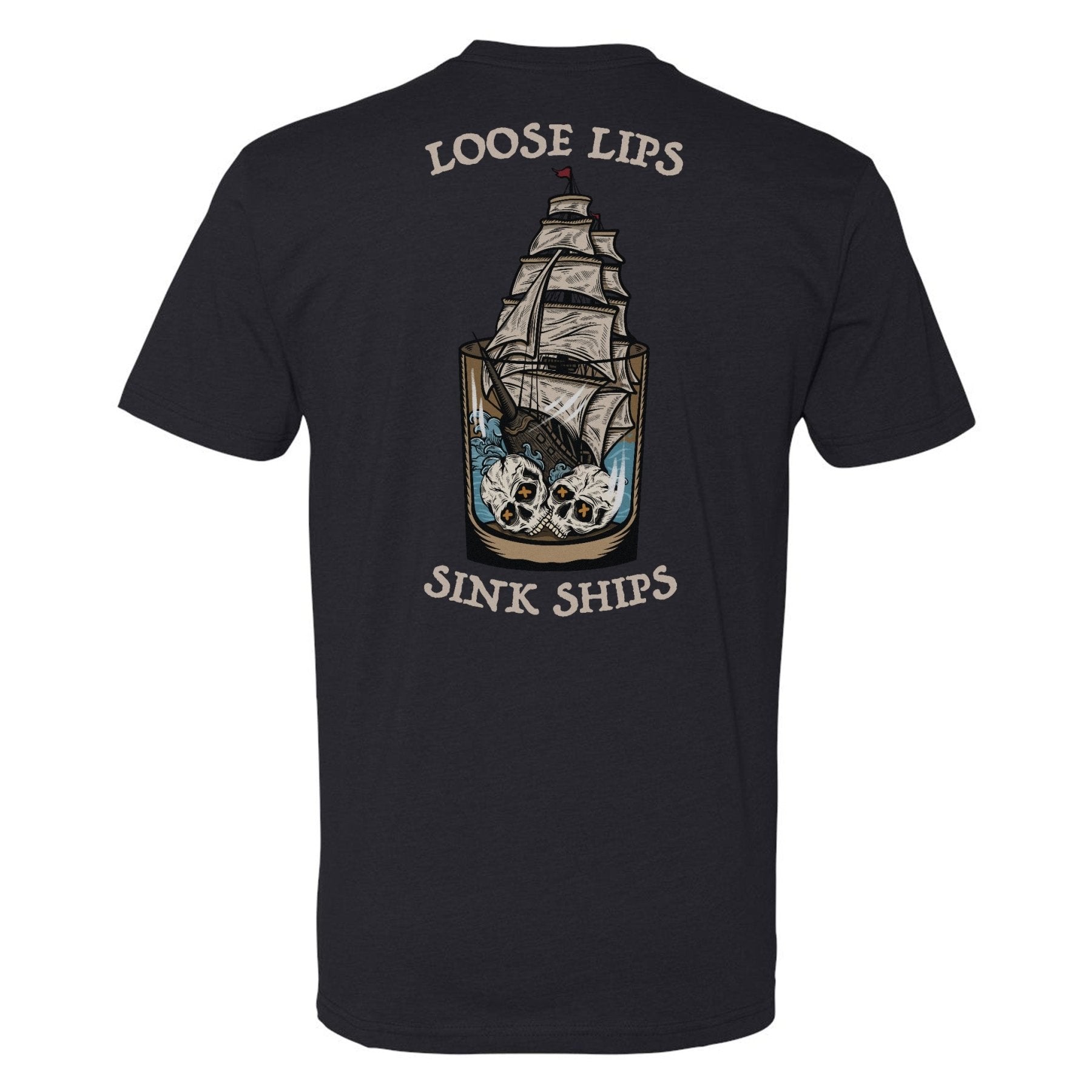 Loose Lips Sink Ships Tee - Small - Shirt
