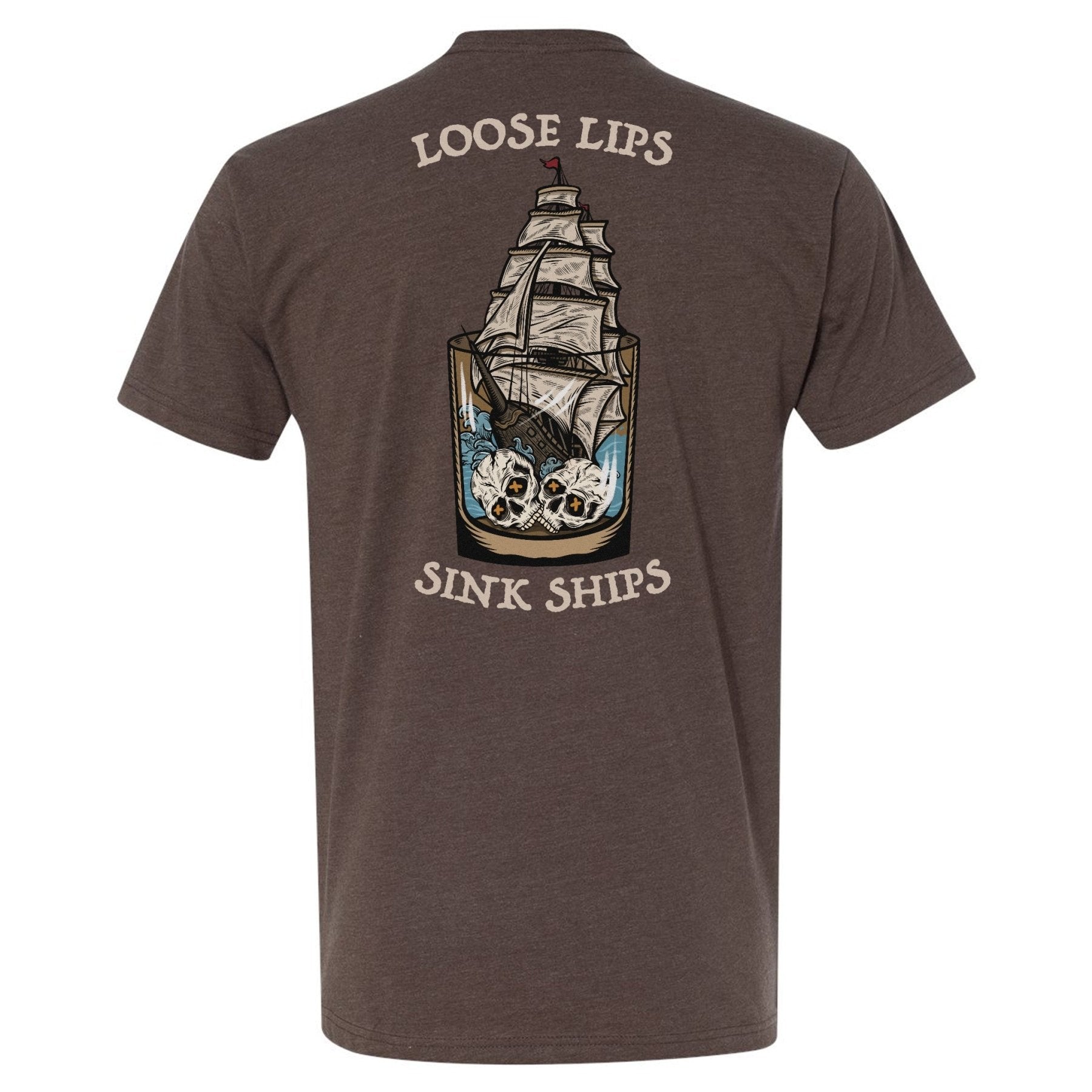 Loose Lips Sink Ships Tee - Small - Shirt