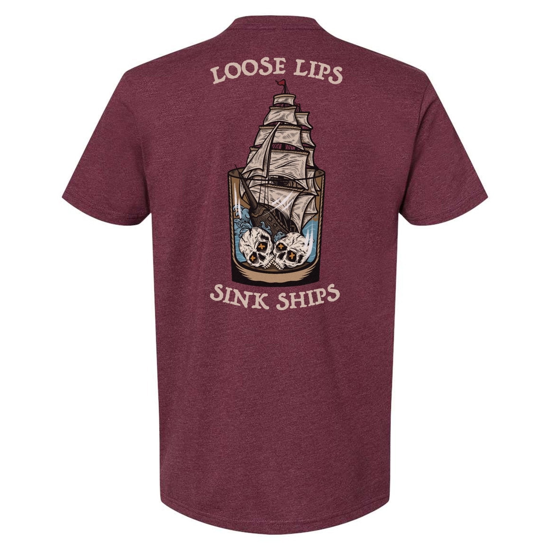 Loose Lips Sink Ships Tee - Small - Shirt