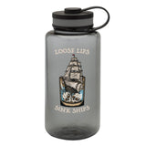 Loose Lips Sink Ships Water Bottle - 38oz - Water Bottle