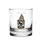 Loose Lips Sink Ships Whiskey Glass Set - 16oz - Glassware