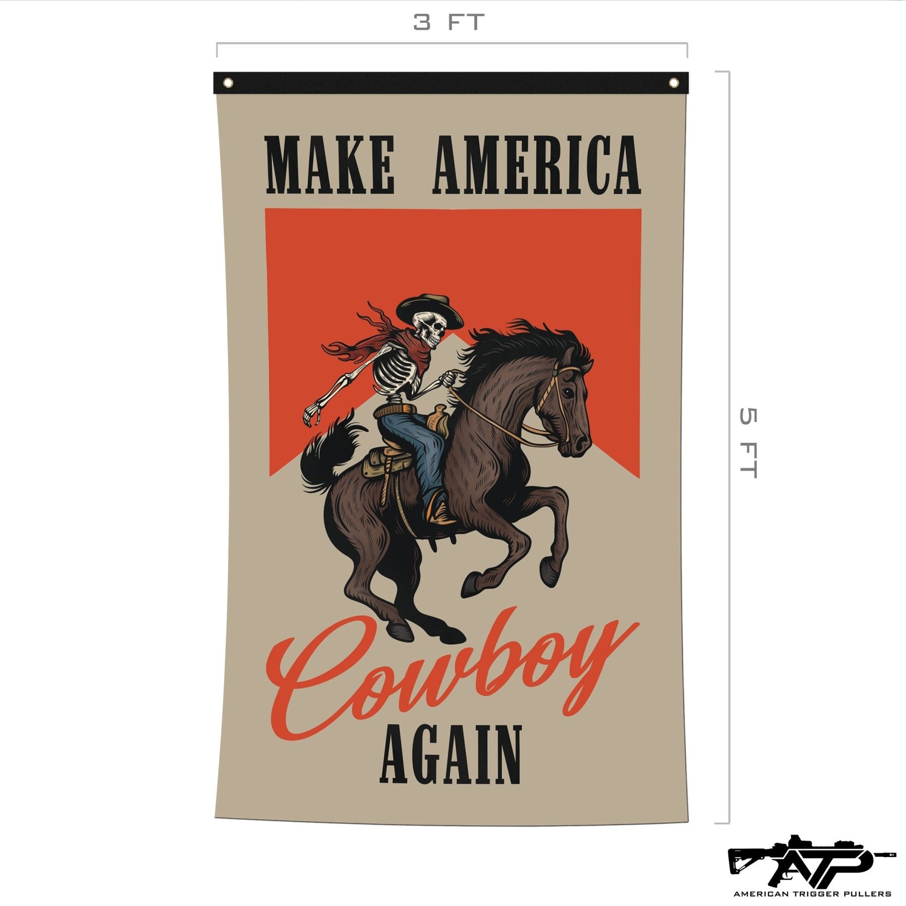 Make America Cowboy Again Flag - 3' x 5' - Flag