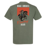 Make America Cowboy Again Heavyweight Shirt - Small - Shirt