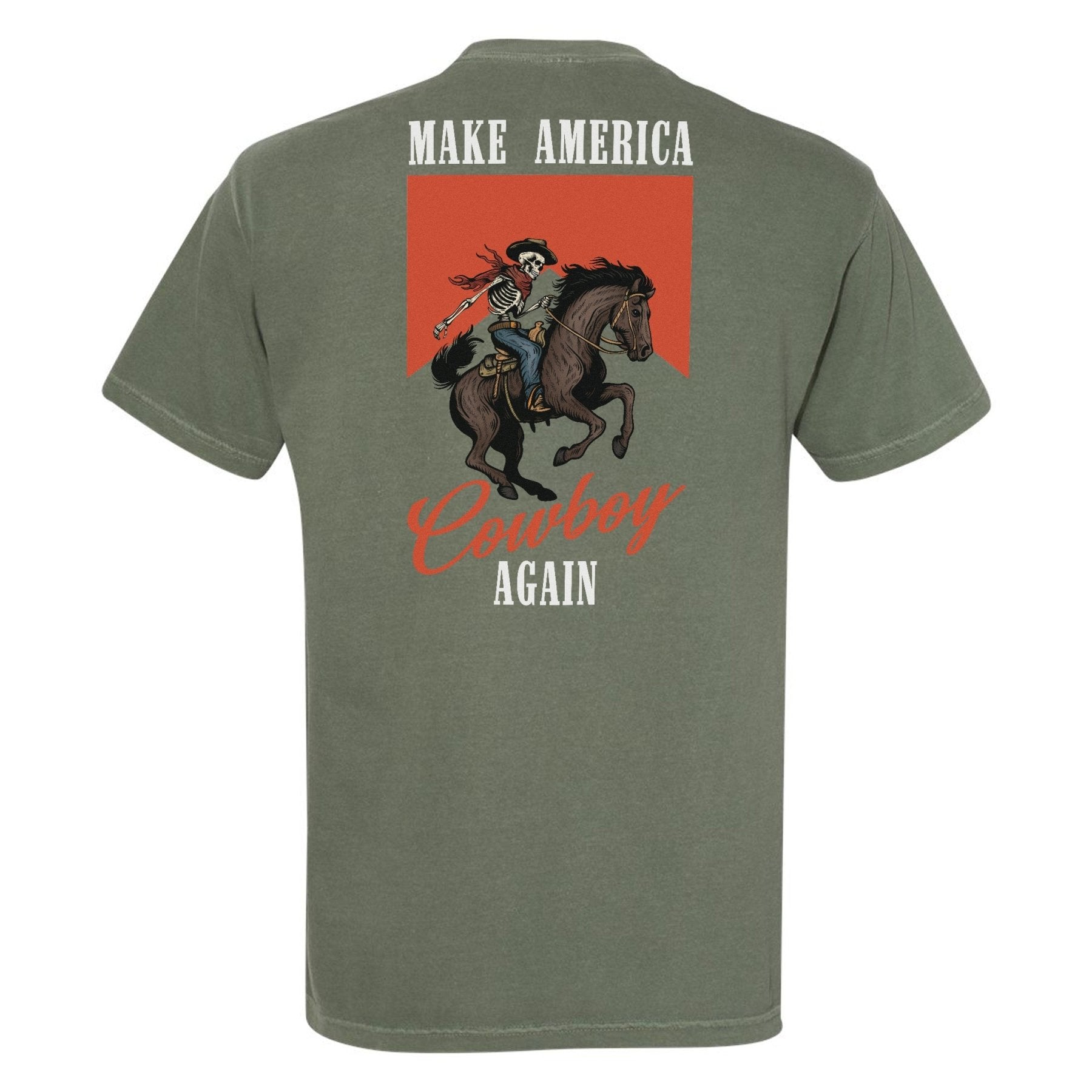 Make America Cowboy Again Heavyweight Shirt - Small - Shirt