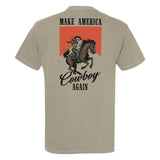 Make America Cowboy Again Heavyweight Shirt - Small - Shirt