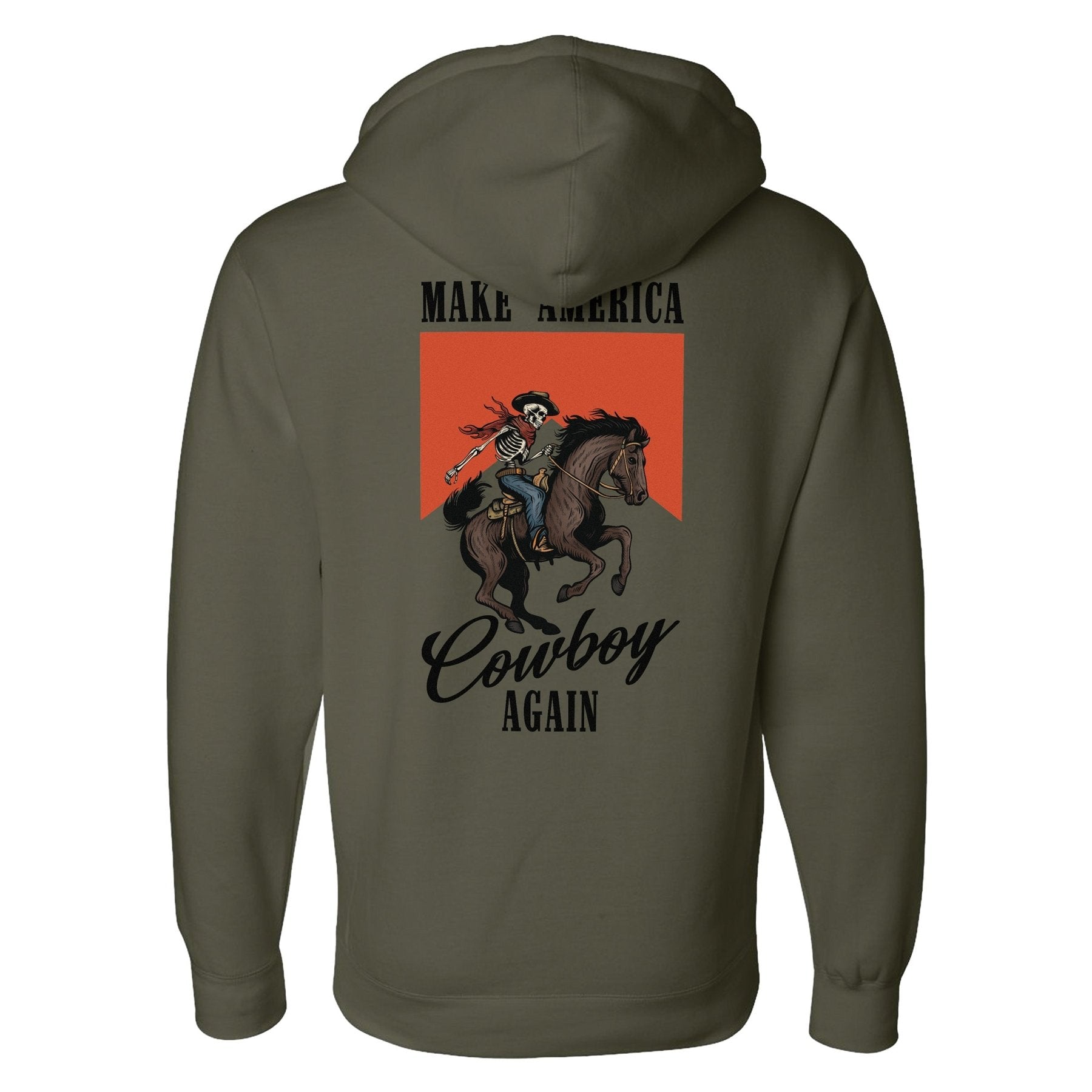 Make America Cowboy Again Hoodie - Small - Hoodie