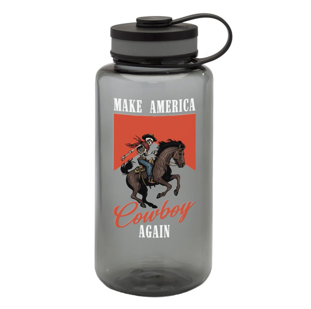Make America Cowboy Again Water Bottle - 38oz - Water Bottle