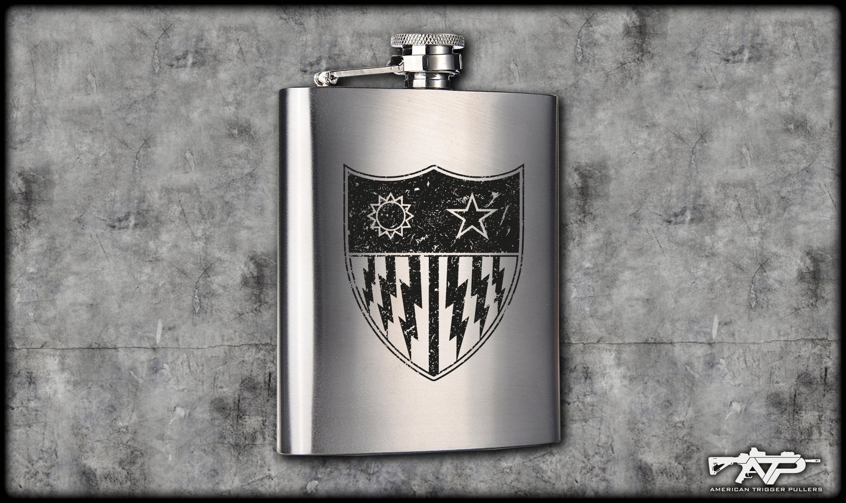 Marauder Shield Flask - 8oz - Flasks