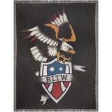 Marauders Eagle Woven Blanket - 60x80 inch - No Discount