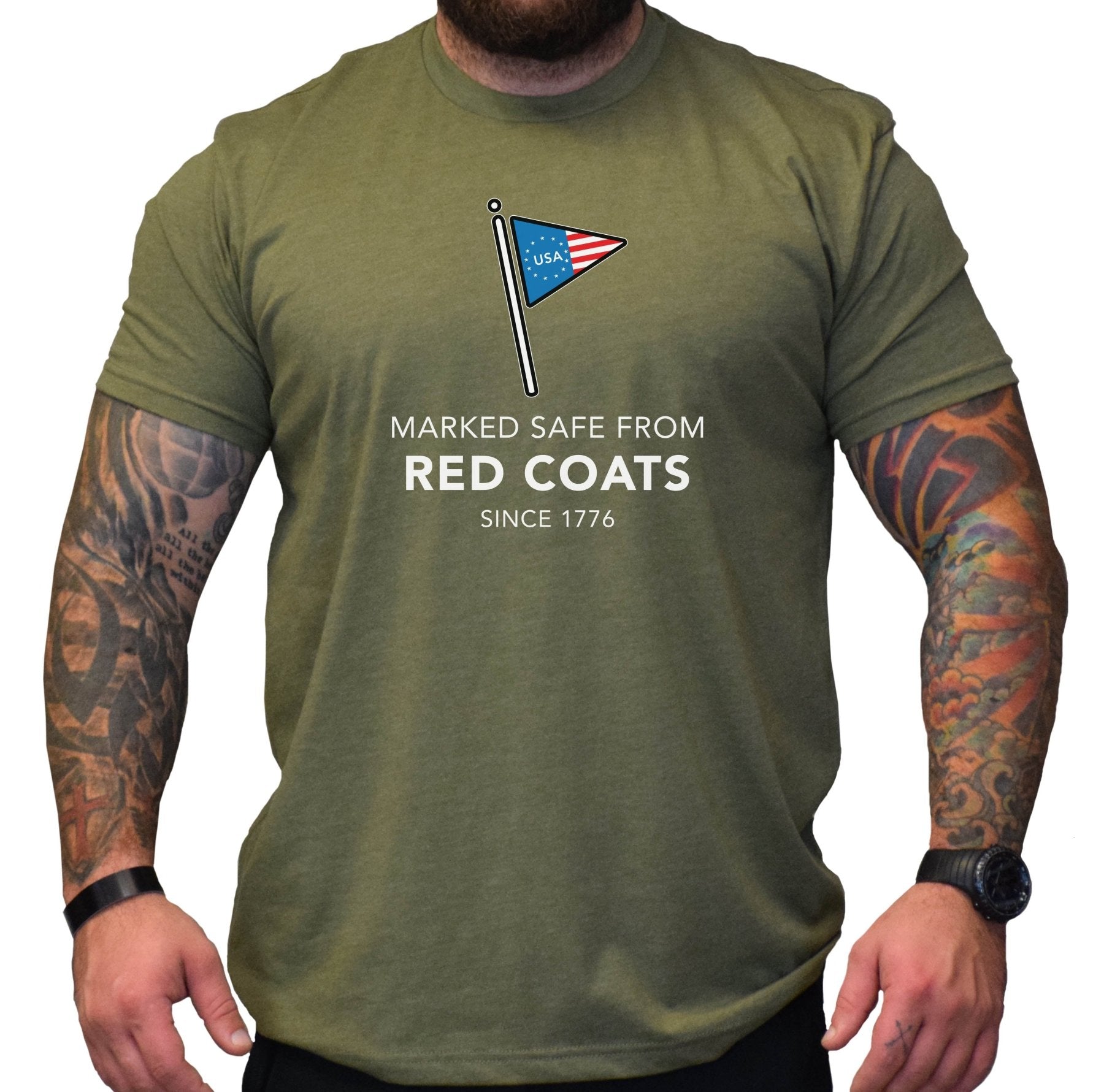 Marked Safe From Red Coats - Small - Shirt