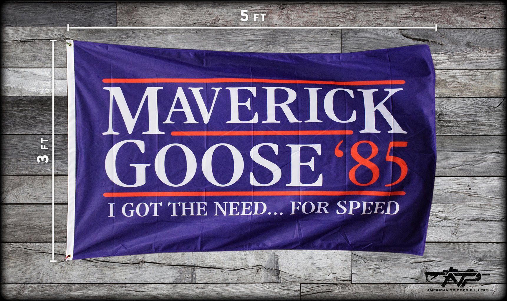 Maverick and Goose '85 Flag - 3' x 5' - Flag