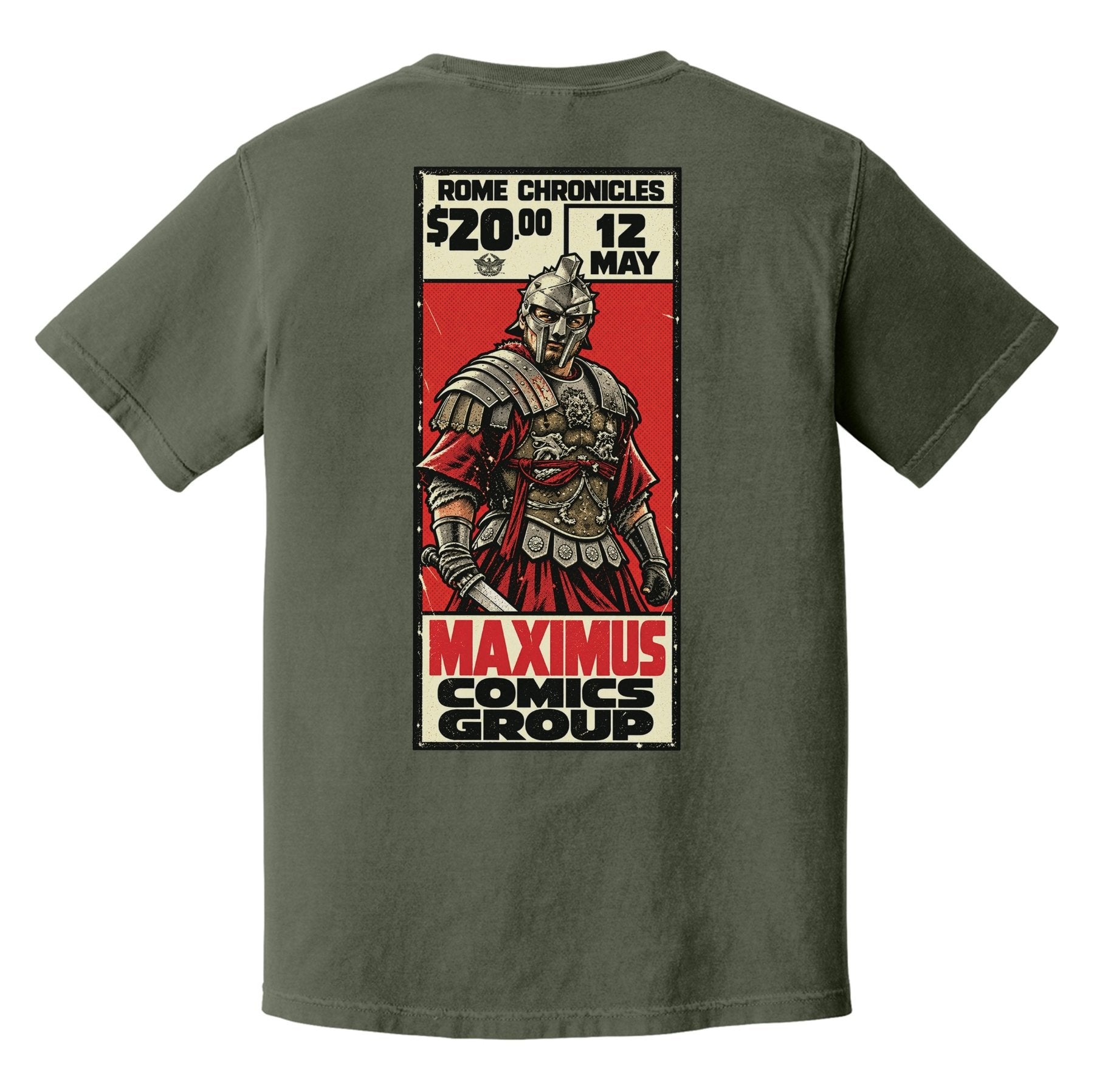 Maximus Comic Heavyweight Tee - Small - Shirt