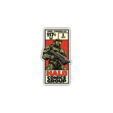 MC 117 Comic Sticker - 4" - Sticker