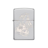 Memento Mori Raven Lighter - Chrome - Lighter