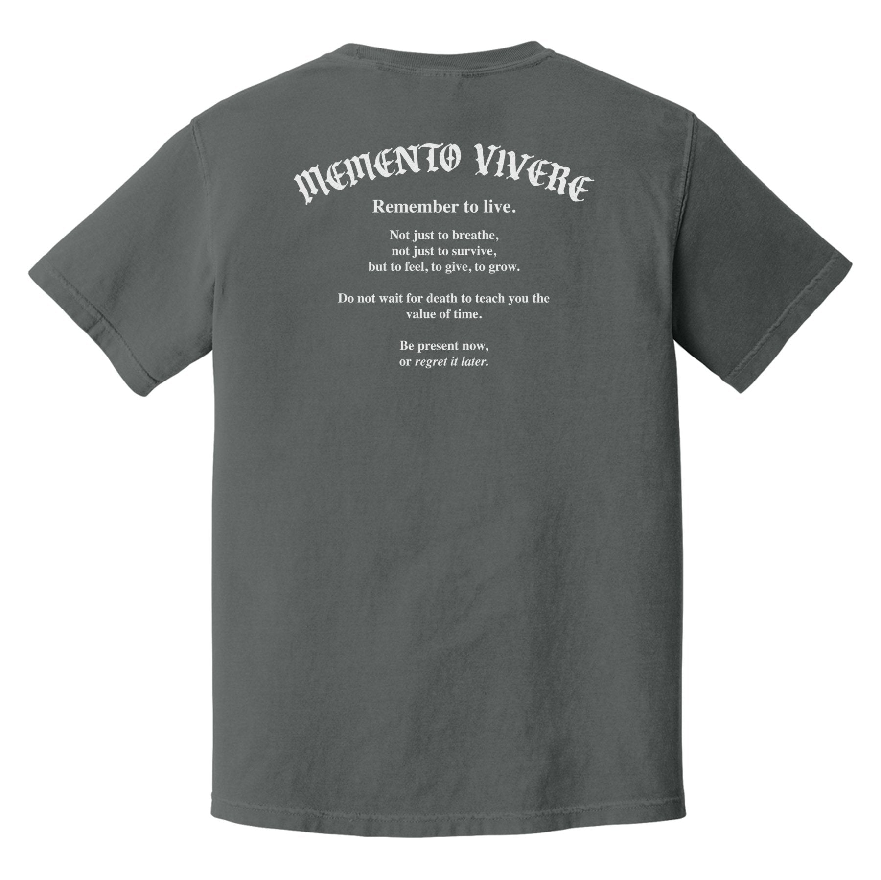 Memento Vivere Heavyweight Tee - Small - Shirt