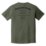 Memento Vivere Heavyweight Tee - Small - Shirt