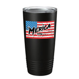 'Merica Flag Tumbler - 20oz - Tumbler