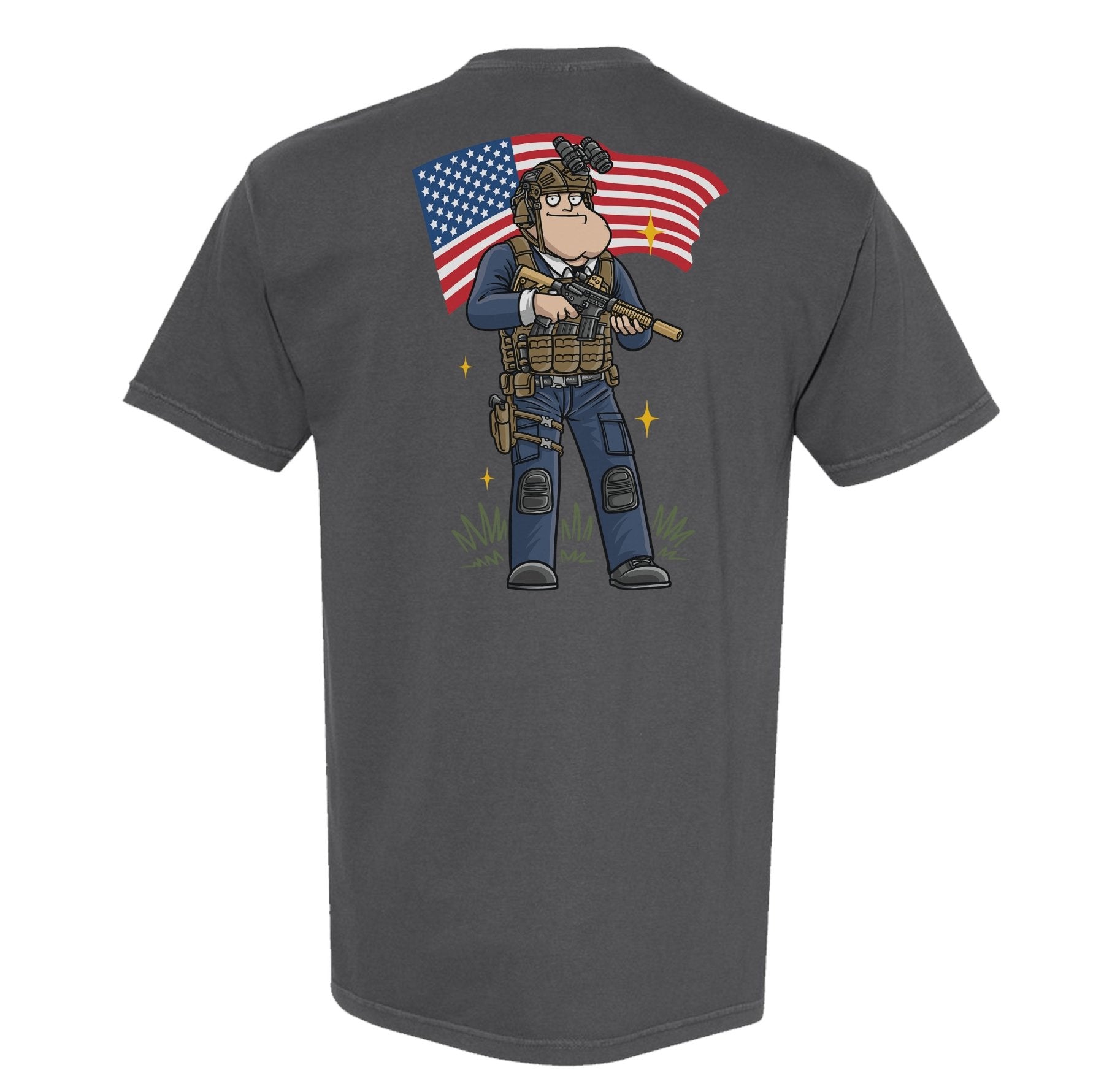 Merican Patriot Heavyweight Tee - Small - Shirt