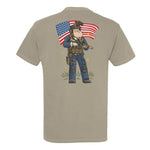 Merican Patriot Heavyweight Tee - Small - Shirt