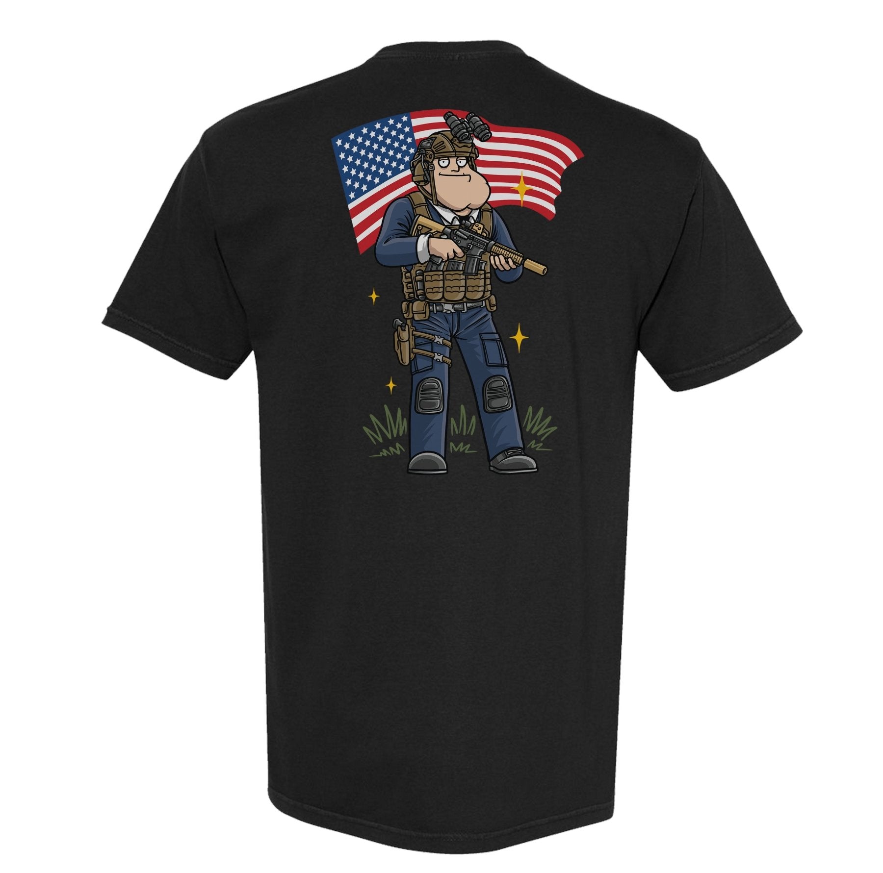 Merican Patriot Heavyweight Tee - Small - Shirt