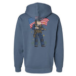Merican Patriot Hoodie - Small - Hoodie