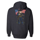 Merican Patriot Hoodie - Small - Hoodie