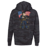 Merican Patriot Hoodie - Small - Hoodie