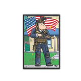 'Merican Patriot Patch - 2" x 3" - Patches