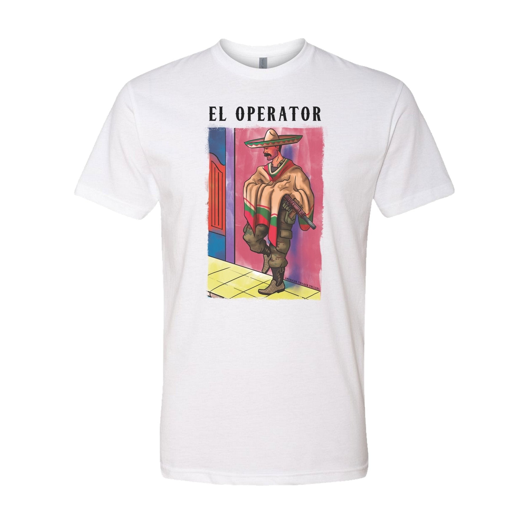Mexican Poncho El Operator Tee - Small - Shirt