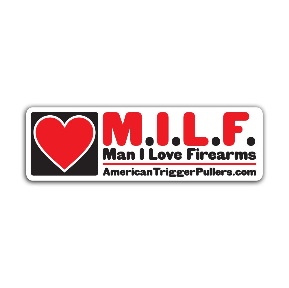 MILF Bumper Sticker - 6" - Sticker