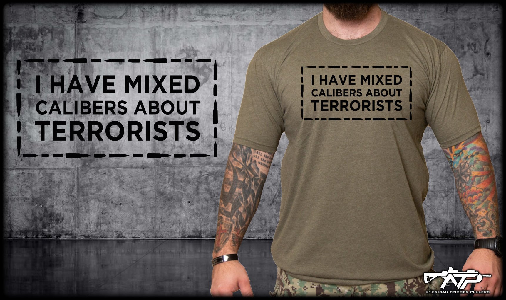 Mixed Calibers About Terrorists - OD Green - Archive