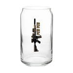MK18 Rifle Beer Can Glass Set - 16oz - Glassware
