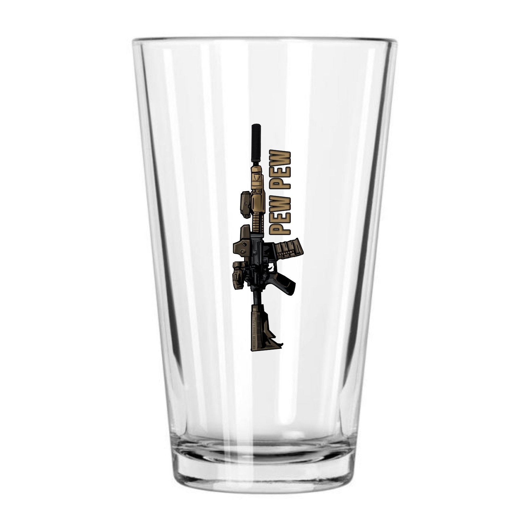 MK18 Rifle Pint Glass Set - 16oz - Glassware