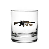 MK18 Rifle Whiskey Glass Set - 16oz - Glassware