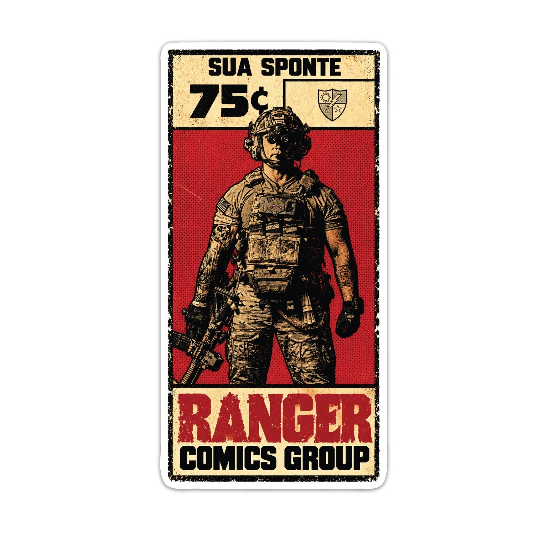 Modern Ranger Comic Sticker - 4" - Sticker