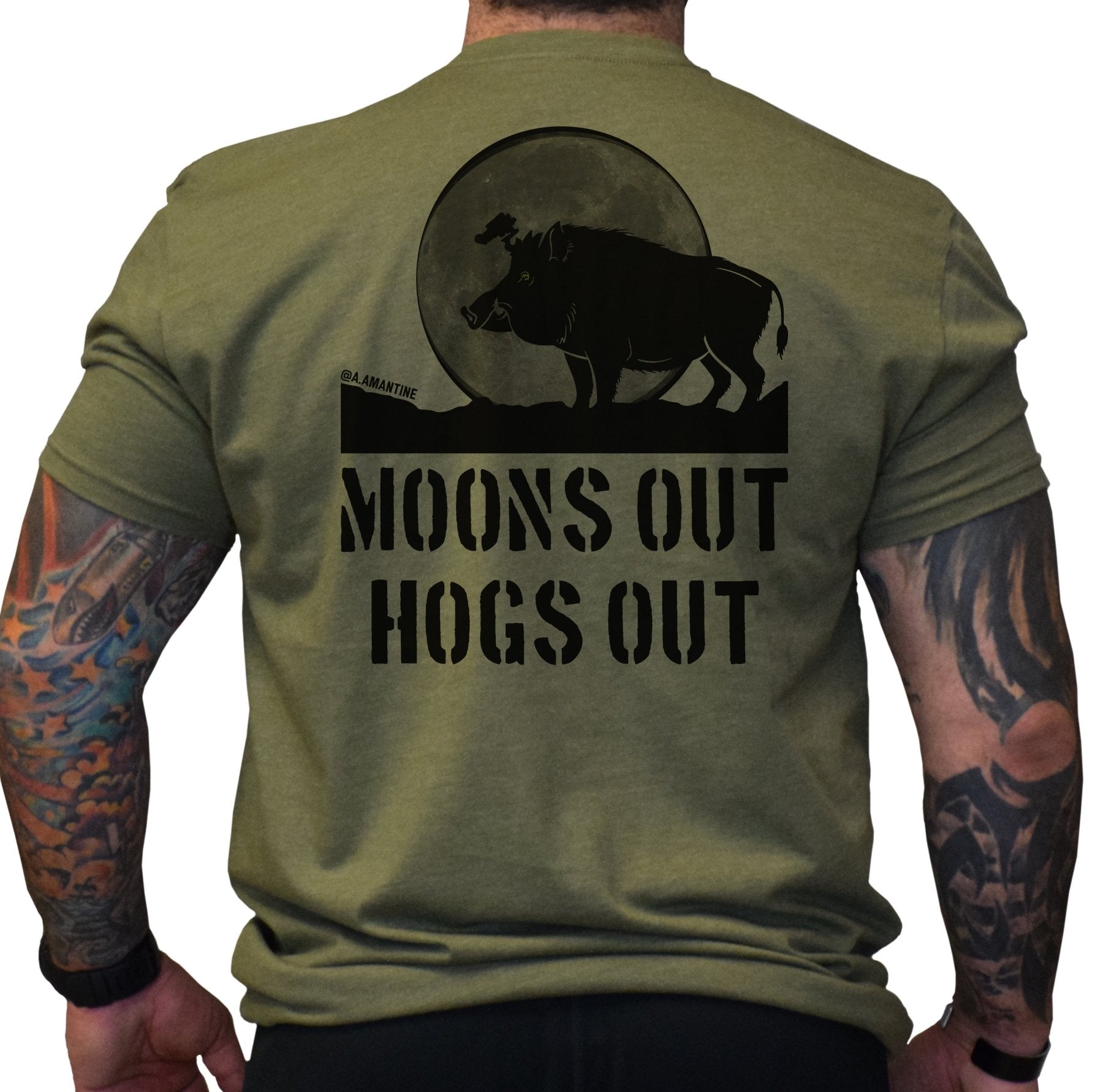 Moon's Out - Hogs Out - Small - Shirt