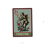 Mortar Knights Tarot Sticker - 4" - Sticker