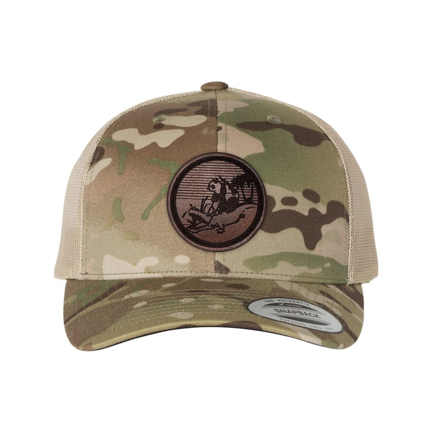 Mountain Patriots Leather Snap - Back - OSFA - Private Headwear