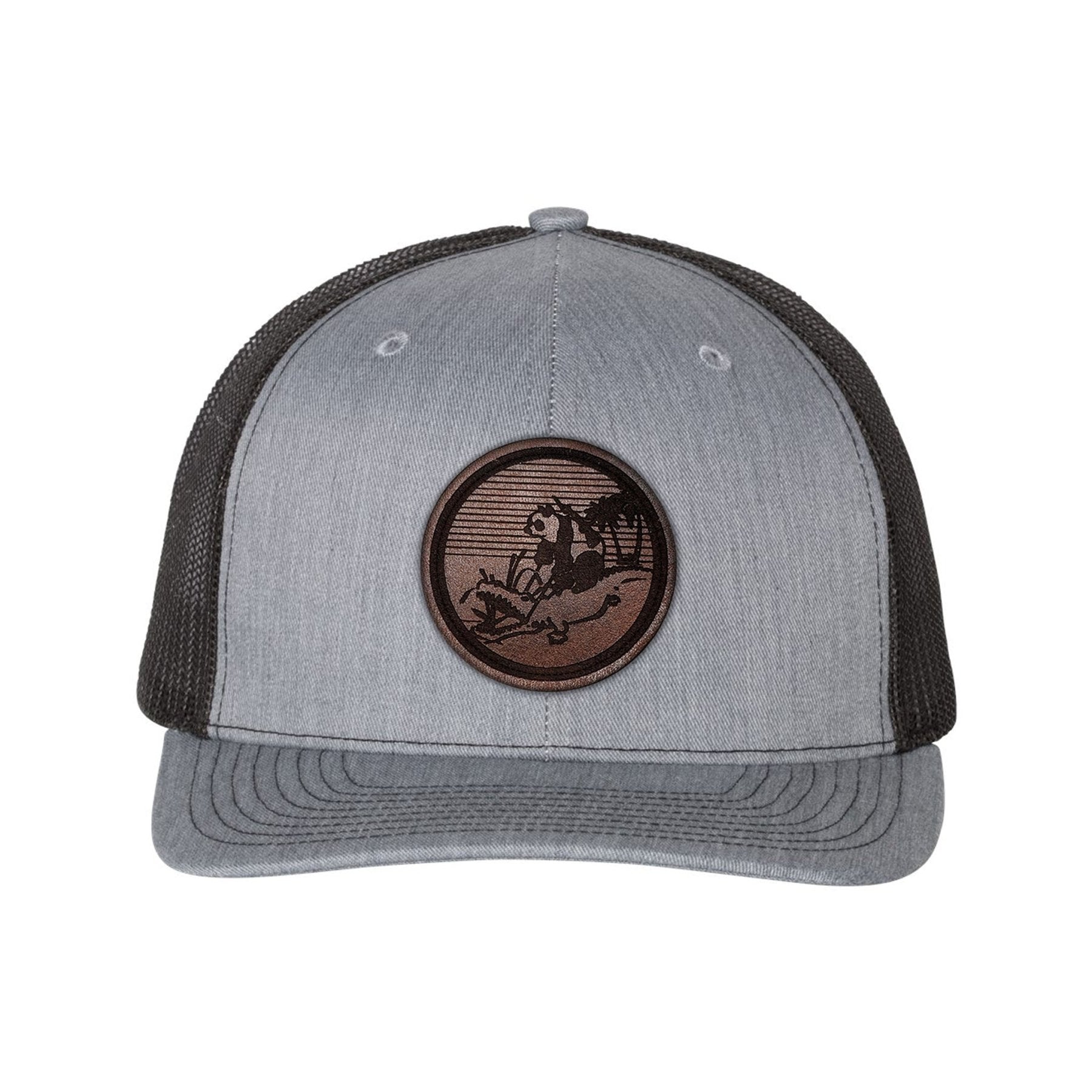 Mountain Patriots Leather Snap - Back - OSFA - Private Headwear