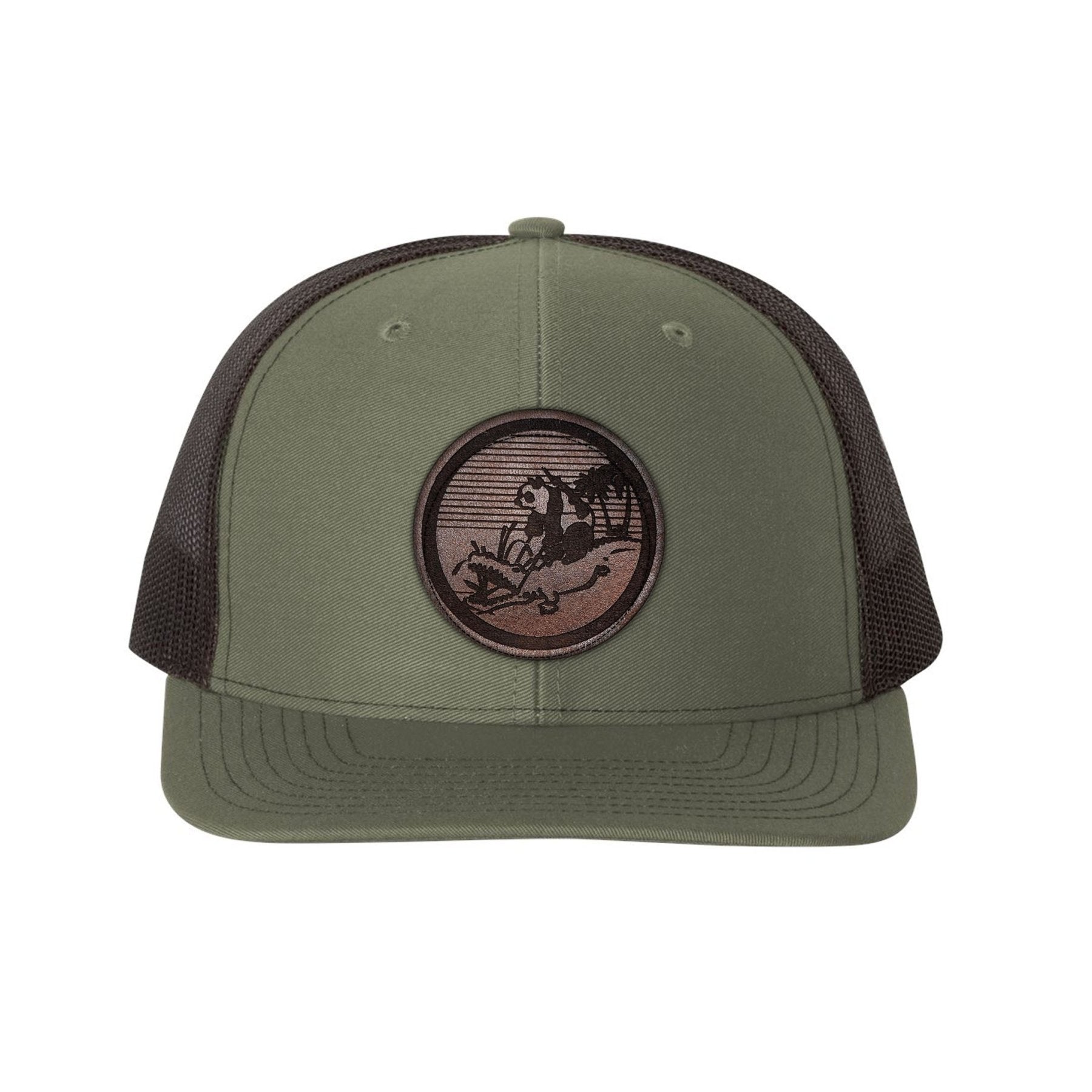 Mountain Patriots Leather Snap - Back - OSFA - Private Headwear