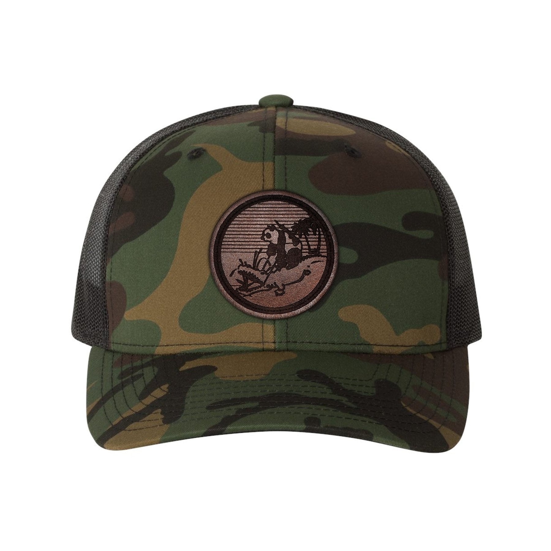 Mountain Patriots Leather Snap - Back - OSFA - Private Headwear