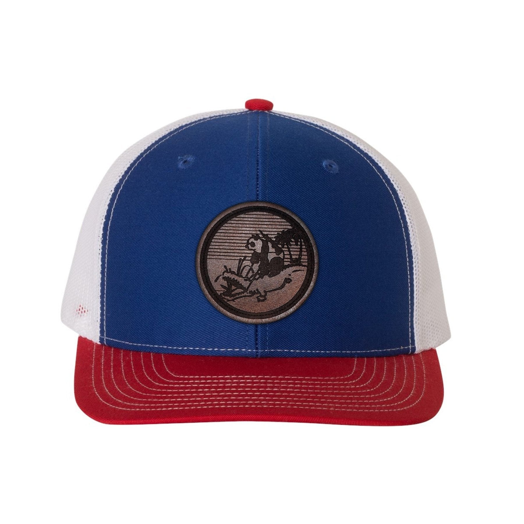 Mountain Patriots Leather Snap - Back - OSFA - Private Headwear