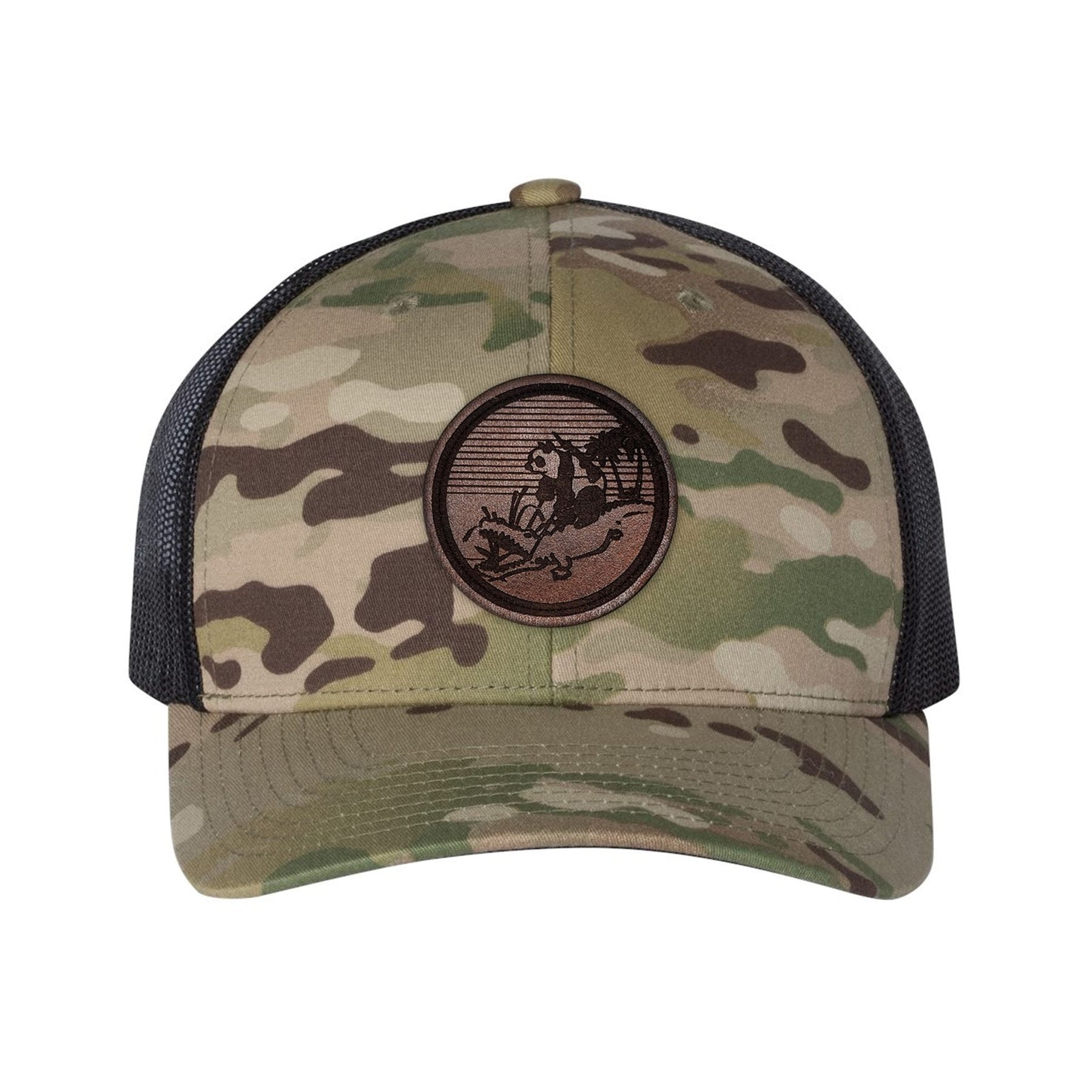 Mountain Patriots Leather Snap - Back - OSFA - Private Headwear